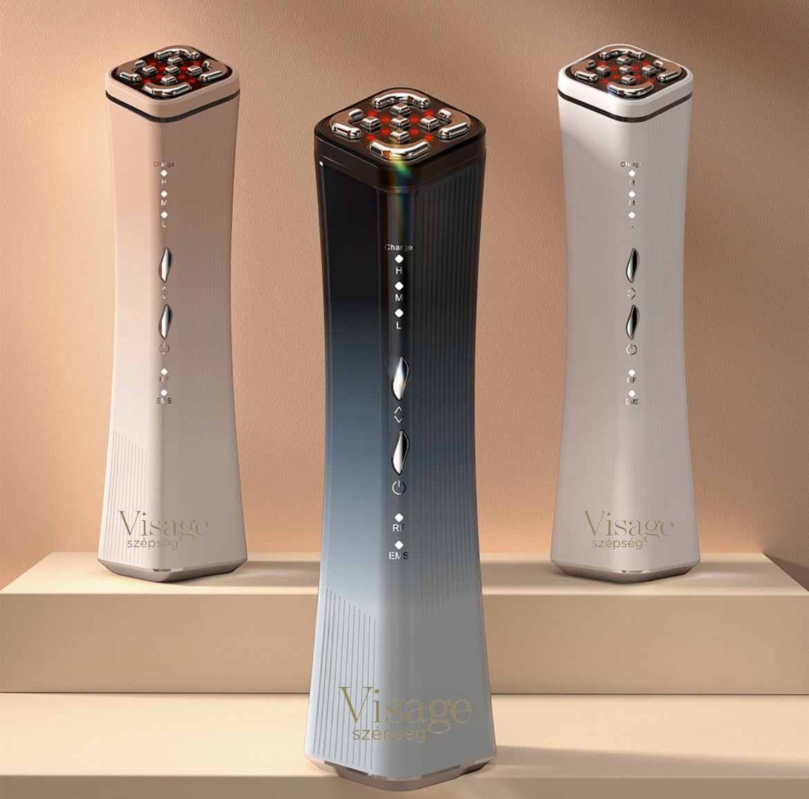 Visage Multipoláris Rádiófrekvenciás és EMS arcfiatalító és ránctalanító fényterápiás gép