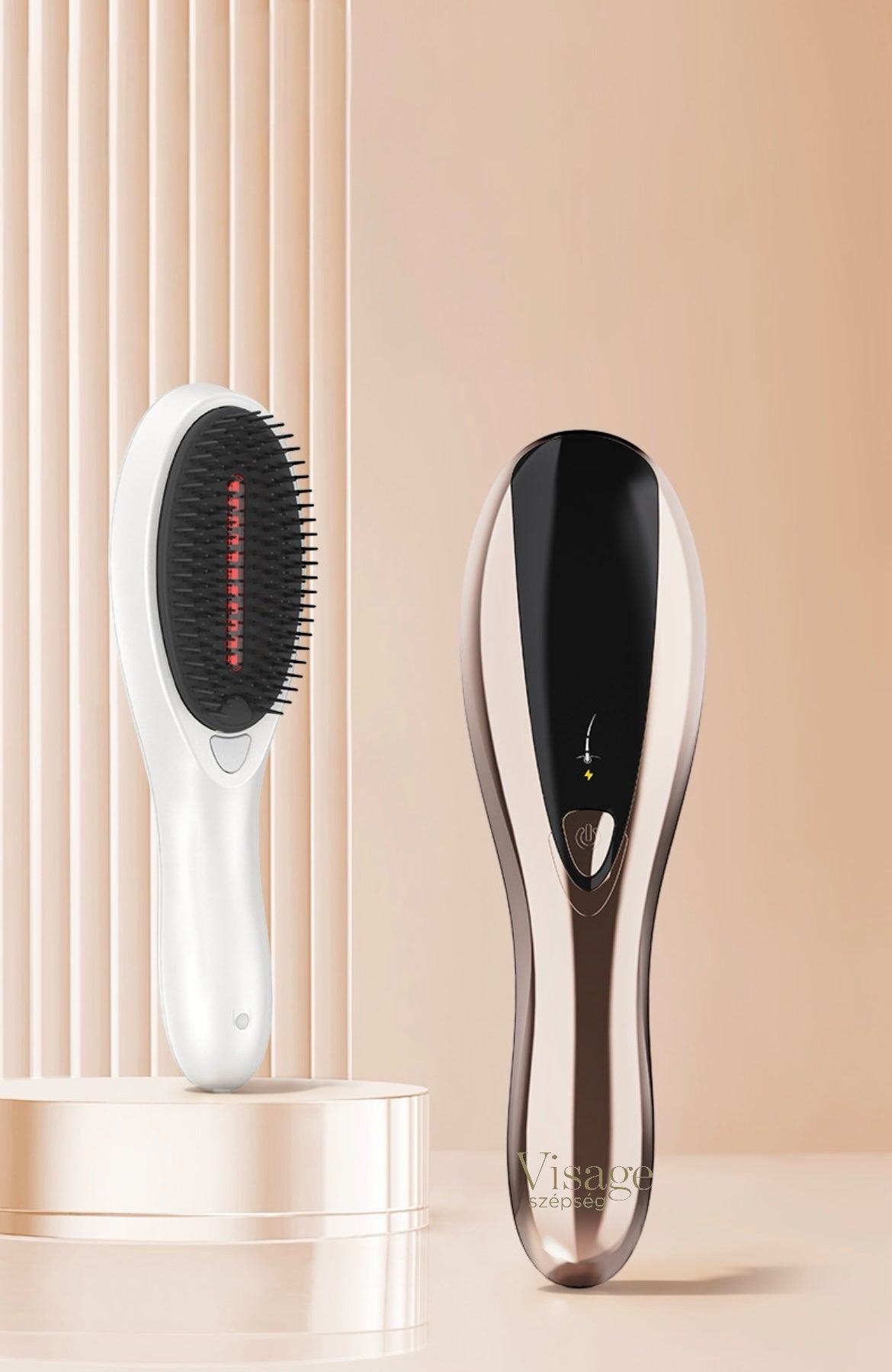 Visage 3 az 1-ben hajerősítő és hajhullás elleni fényterápiás fejbőrmasszázs kefe