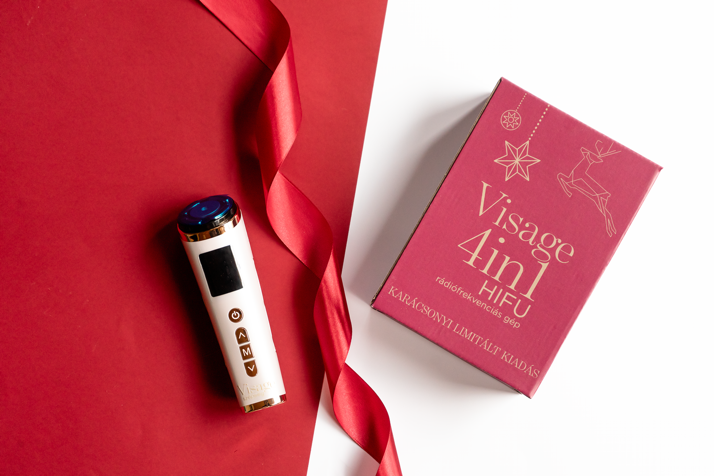 Visage 4 az 1-ben Hifu rádiófrekvenciás gép 2025 Karácsonyi Limitált kiadás