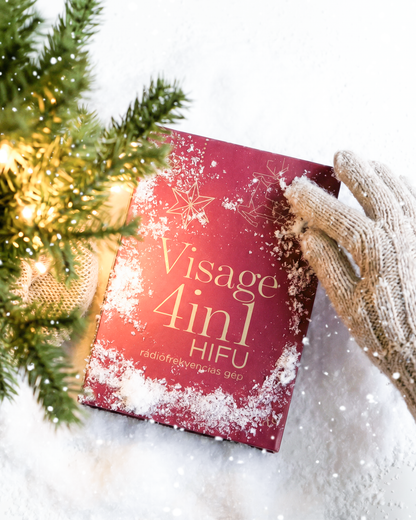 Visage 4 az 1-ben Hifu rádiófrekvenciás gép 2025 Karácsonyi Limitált kiadás