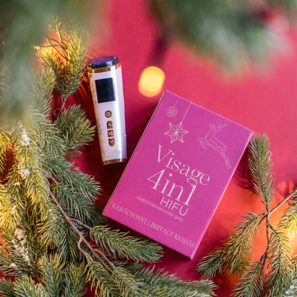 Visage 4 az 1-ben Hifu rádiófrekvenciás gép 2025 Karácsonyi Limitált kiadás