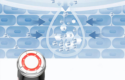 8 az 1-ben hideg-meleg terápiás arckezelő és ránctalanító gép EMS mikroárammal