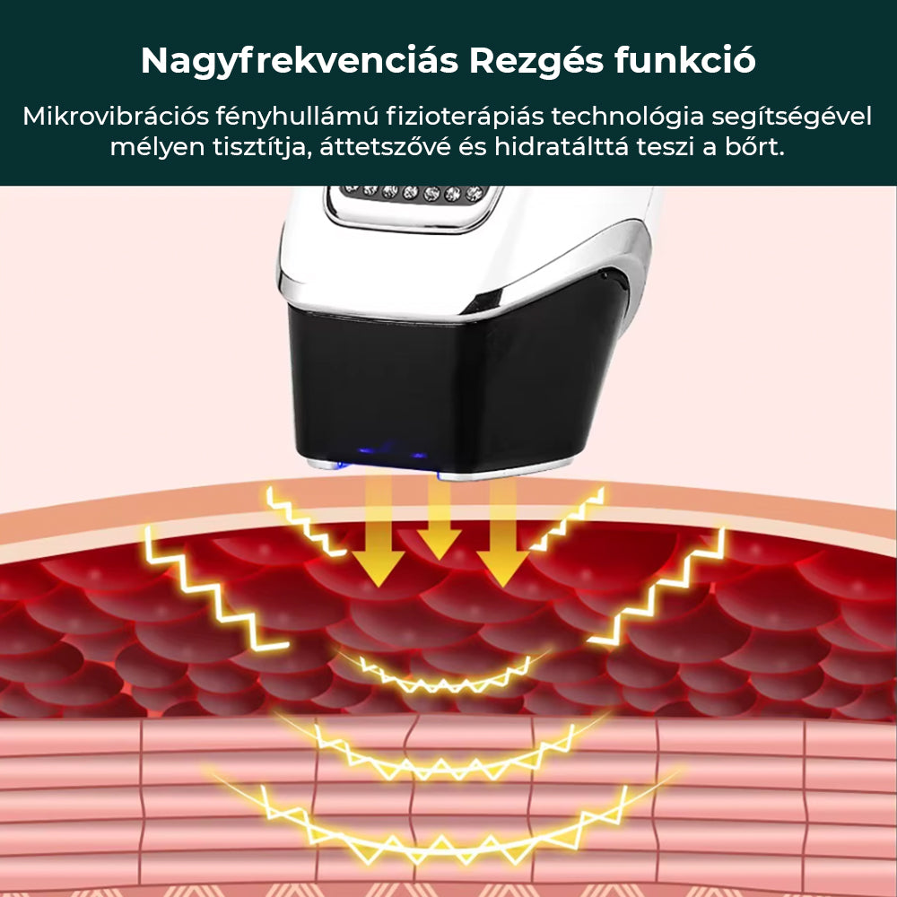 4 az 1-ben Arcfiatalító és bőrfeszesítő lifting készülék 6 funkcióval