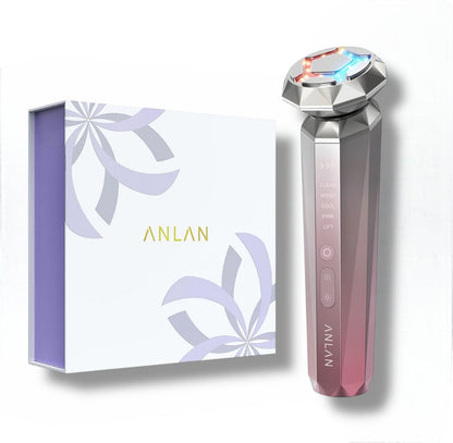 9 az 1-ben Professzionális rádiófrekvenciás arckezelő és EMS arcfiatalító gép hideg-meleg funkcióval és fényterápiával