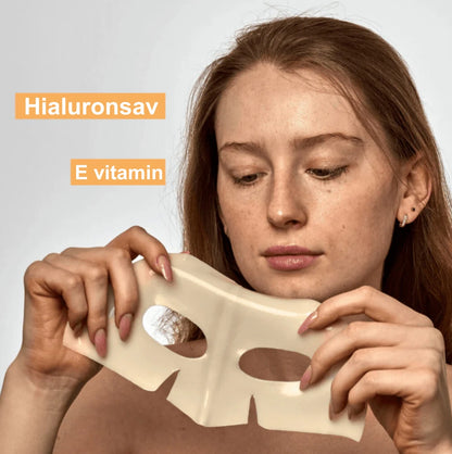 Masque BAR 38g Intenzív ragyogásfokozó koreai hidrogel arcmaszk C vitaminnal és hialuron savval