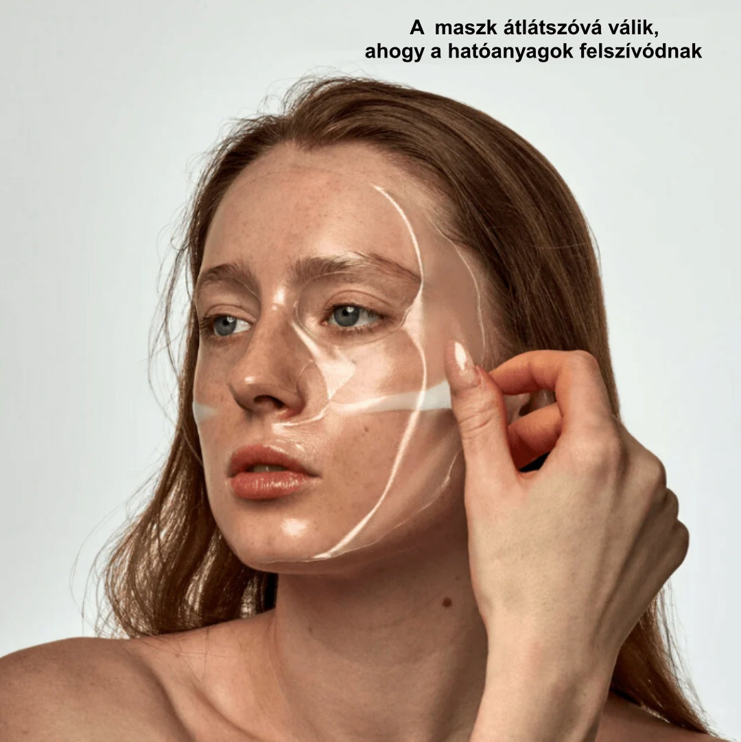 Masque BAR 38g Intenzív ragyogásfokozó koreai hidrogel arcmaszk C vitaminnal és hialuron savval