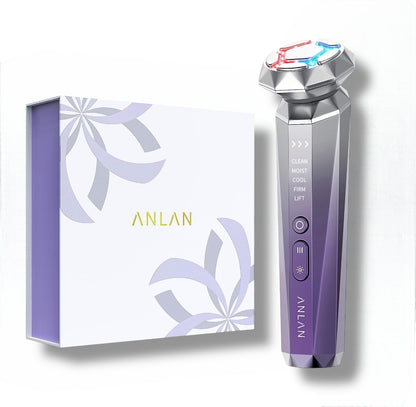 9 az 1-ben Professzionális rádiófrekvenciás arckezelő és EMS arcfiatalító gép hideg-meleg funkcióval és fényterápiával