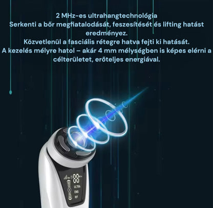 Maea Hifu rádiófrekvenciás kozmetikai gép 5 fokozattal és fényterápiával