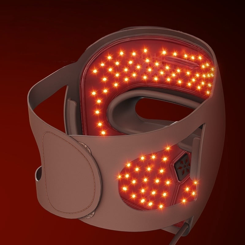 9D fényterápiás öregedésgátló és bőrfeszesítő puha szilikon LED arcfiatalító maszk