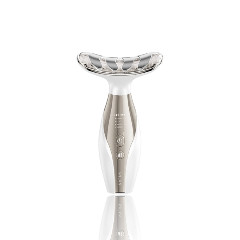 ANLAN 2 az 1-ben IPL szőrtelenítő és EMS Arc-nyak feszesítő gép cserélhető fejjel.